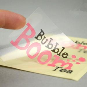 Adesivo Tranparente com Recorte Transparente  4x0 Brilho Com Recorte 